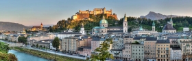 Stadt Salzburg vom Kapuzinerberg