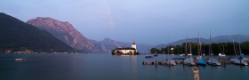 Schloss Ort am Traunsee mit Traunstein