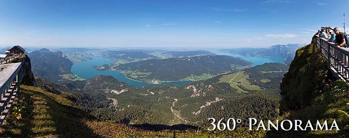 360° Panorama vom Schafberg